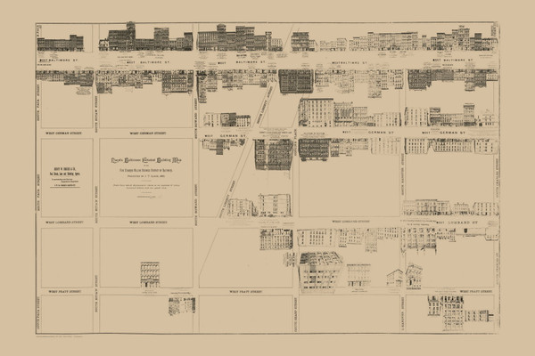 Baltimore 1891 1 - Lloyd - Old Map Reprint Maryland Cities Baltimore 1891 1 - Lloyd - Old Map Reprint Maryland Cities
