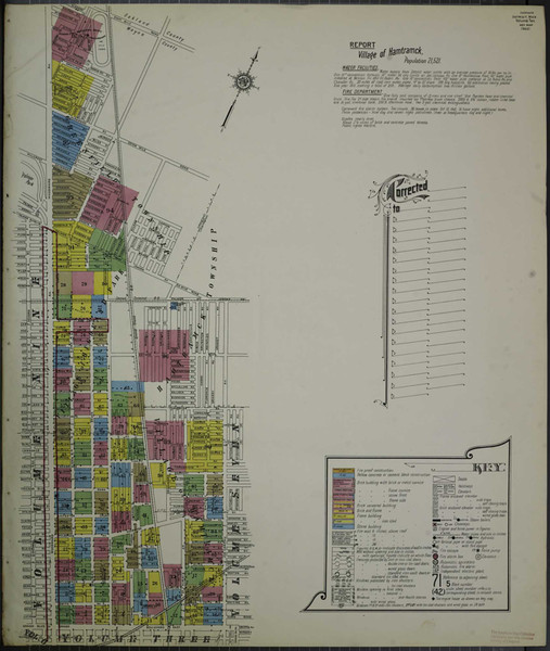 Detroit Michigan 1915 V10 - Fire Insurance Index - Old Map Reprint