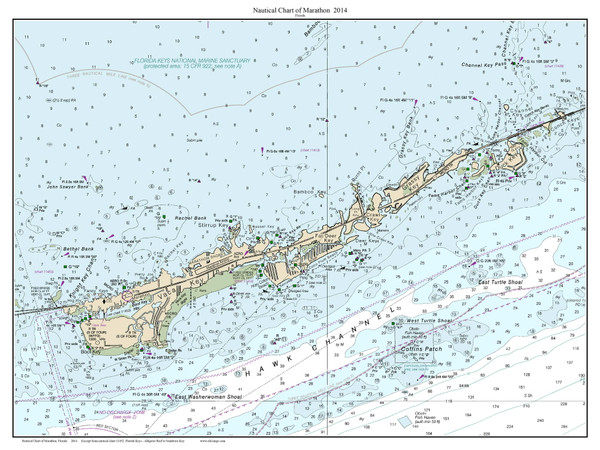 Marathon 2014 - Florida 80,000 Scale Custom Chart