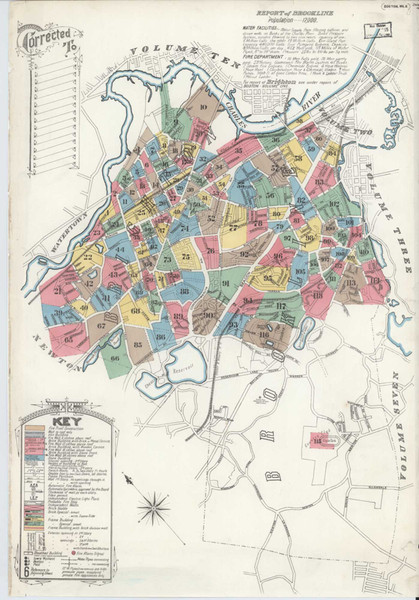 Boston Massachusetts 1898 V6 - Fire Insurance Index - Old Map Reprint