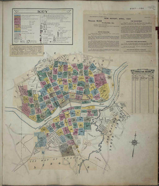 Lawrence Massachusetts 1949 - Fire Insurance Index - Old Map Reprint