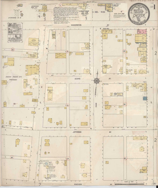 Chester Montana 1930 - Fire Insurance Index - Old Map Reprint