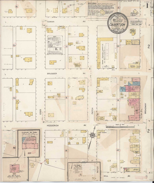 Culbertson Montana 1930 - Fire Insurance Index - Old Map Reprint