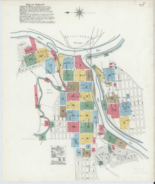 Easton Pennsylvania 1904 - Fire Insurance Index - Old Map Reprint