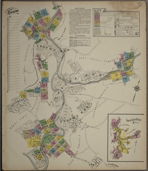 Johnstown Pennsylvania 1913 V2 - Fire Insurance Index - Old Map Reprint