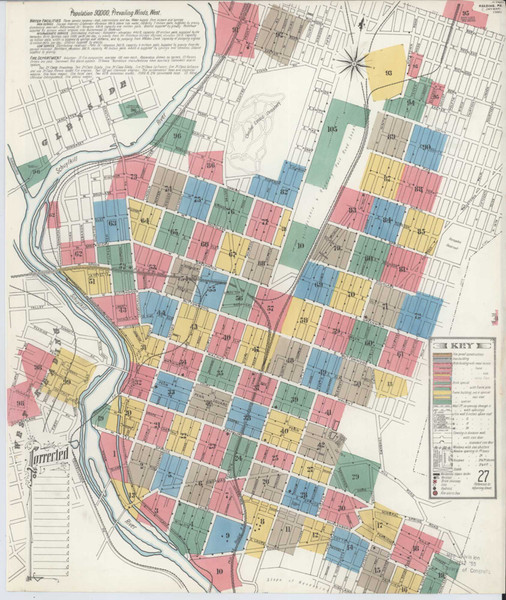 Reading Pennsylvania 1904 - Fire Insurance Index - Old Map Reprint