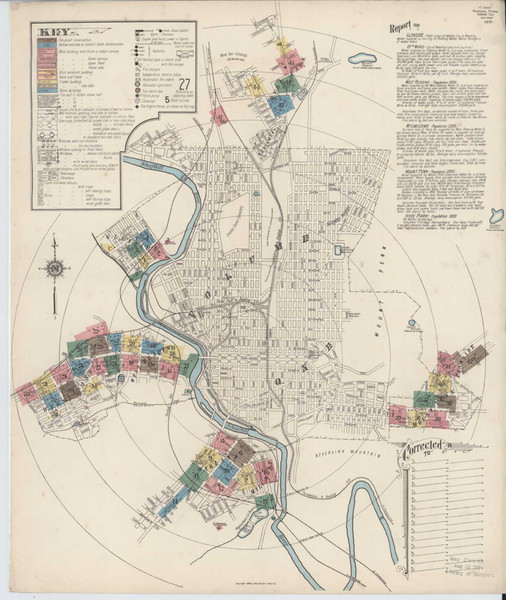 Reading Pennsylvania 1920 V2 - Fire Insurance Index - Old Map Reprint