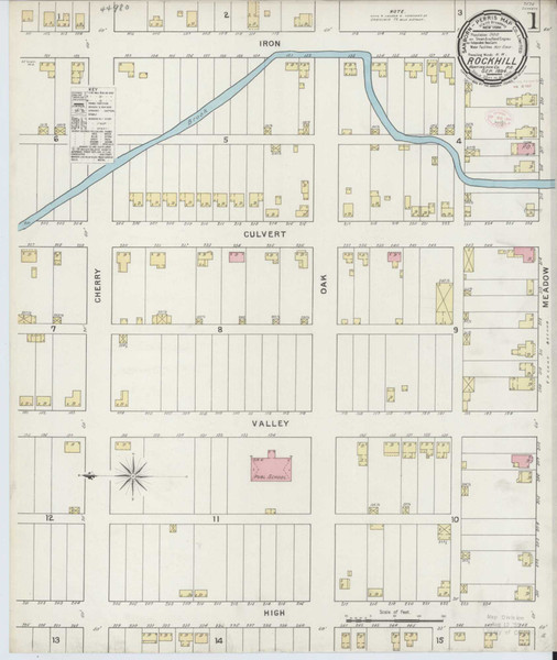 Rockhill Furnace Pennsylvania 1894 - Fire Insurance Index - Old Map Reprint
