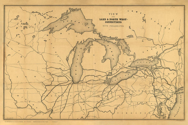 Great Lakes 1856 Duval - Railroads - USA Regional 7