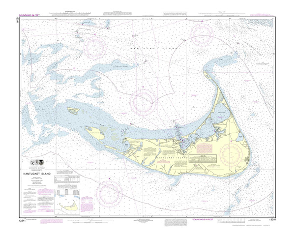 Nantucket Island 2013 Old Map Nautical Chart AC Harbors 2 265 - Massachusetts