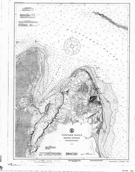 Vineyard Haven 1928 Old Map Nautical Chart AC Harbors 2 347 - Massachusetts