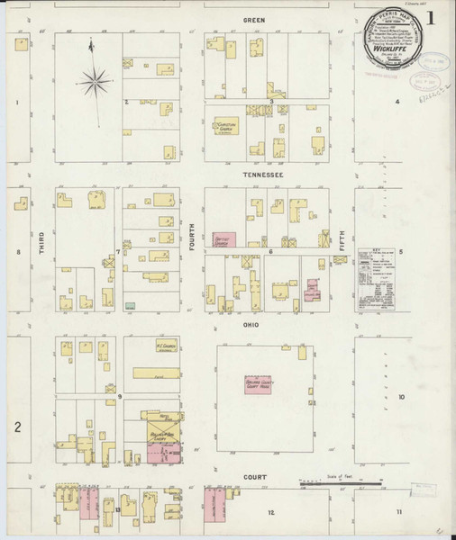 Wickliffe Kentucky 1897 - Fire Insurance Index - Old Map Reprint