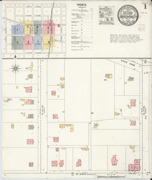 American Fork Utah 1908 - Fire Insurance Index - Old Map Reprint