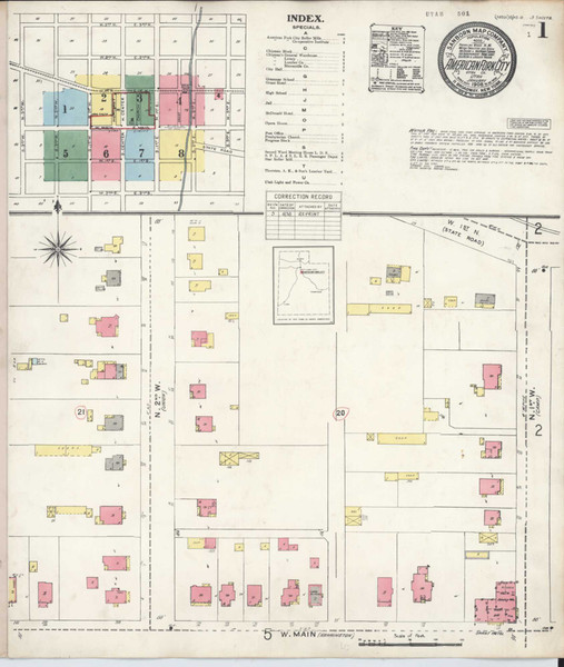 American Fork Utah 1938 - Fire Insurance Index - Old Map Reprint