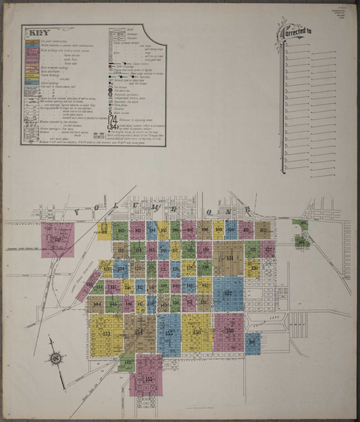 Savannah Georgia 1916 V2 - Fire Insurance Index - Old Map Reprint