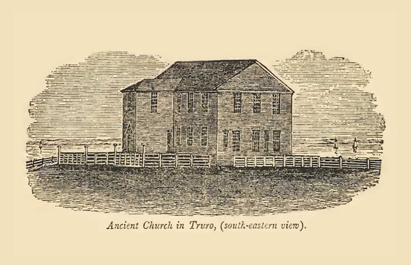 Truro Southeast, Massachusetts 1839 - John Warner Barber Landscape View - Note Card