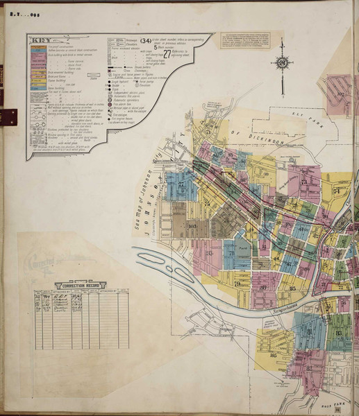 Binghamton New York 1950 - Fire Insurance Index - Old Map Reprint