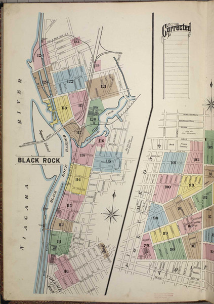 Buffalo New York 1889 V3 - Fire Insurance Index - Old Map Reprint