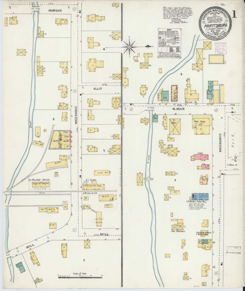 Prattsburgh New York 1906 - Fire Insurance Index - Old Map Reprint