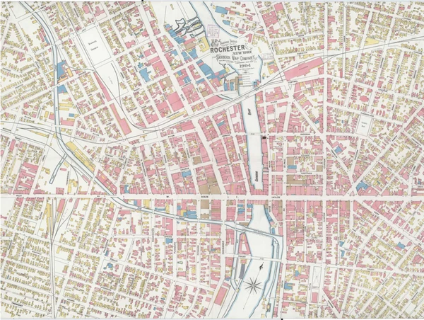 Rochester New York 1904 - Fire Insurance Index - Old Map Reprint