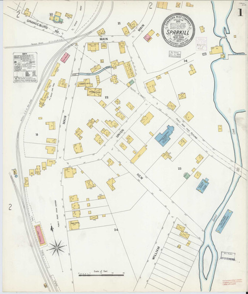 Sparkill New York 1903 - Fire Insurance Index - Old Map Reprint