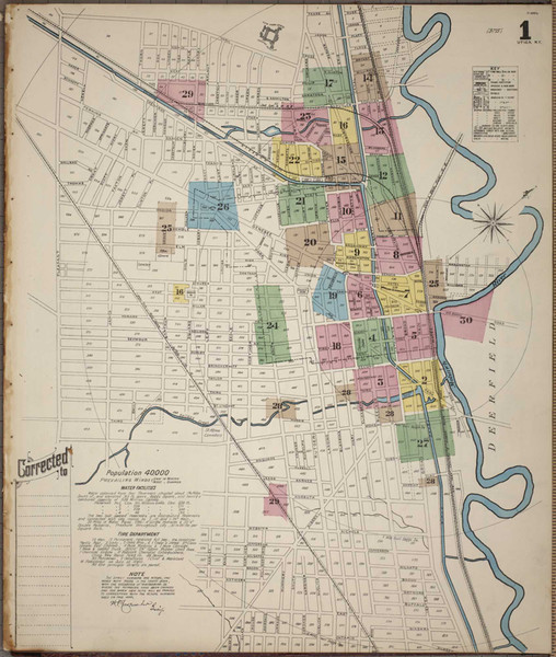 Utica New York 1888 - Fire Insurance Index - Old Map Reprint