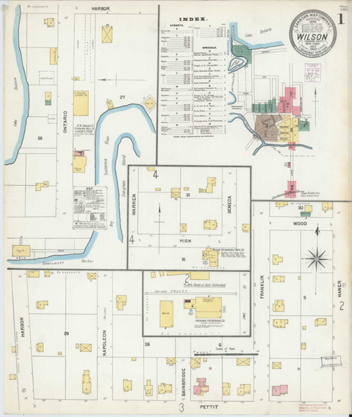 Wilson New York 1903 - Fire Insurance Index - Old Map Reprint