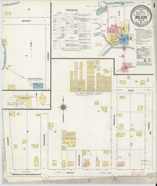 Wilson New York 1911 - Fire Insurance Index - Old Map Reprint