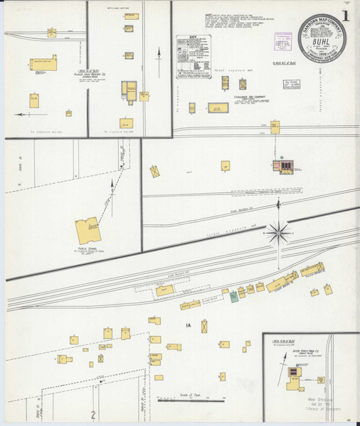 Buhl Minnesota 1904 - Fire Insurance Index - Old Map Reprint