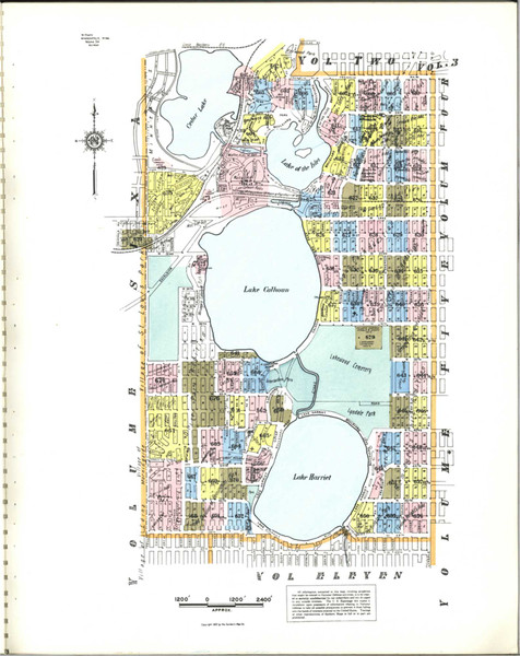 Minneapolis Minnesota 1952 V6 - Fire Insurance Index - Old Map Reprint