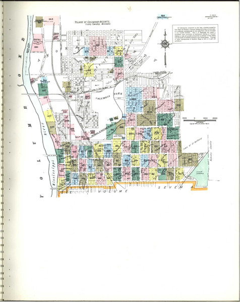Minneapolis Minnesota 1952 V7 - Fire Insurance Index - Old Map Reprint