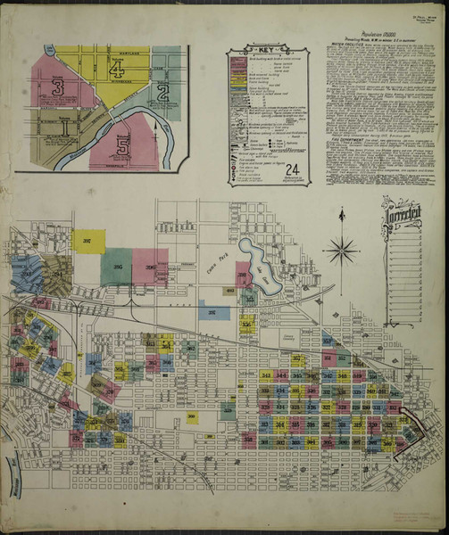 Saint Paul Minnesota 1903 V3 - Fire Insurance Index - Old Map Reprint