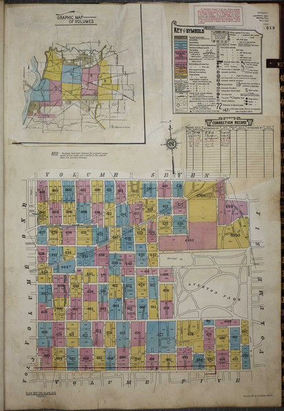 Memphis Tennessee 1951 V4 - Fire Insurance Index - Old Map Reprint