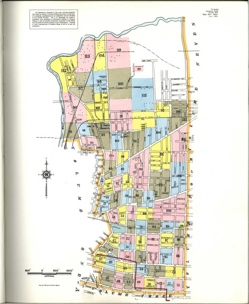 Memphis Tennessee 1952 V1 - Fire Insurance Index - Old Map Reprint