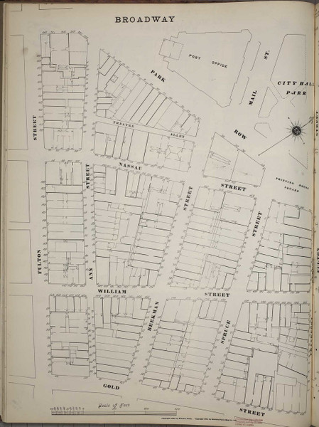 Manhattan, NY Fire Insurance 1894 Sheet 6S V1 - Old Map Reprint - New York Manhattan, NY Fire Insurance 1894 Sheet 6S V1 - Old Map Reprint - New York