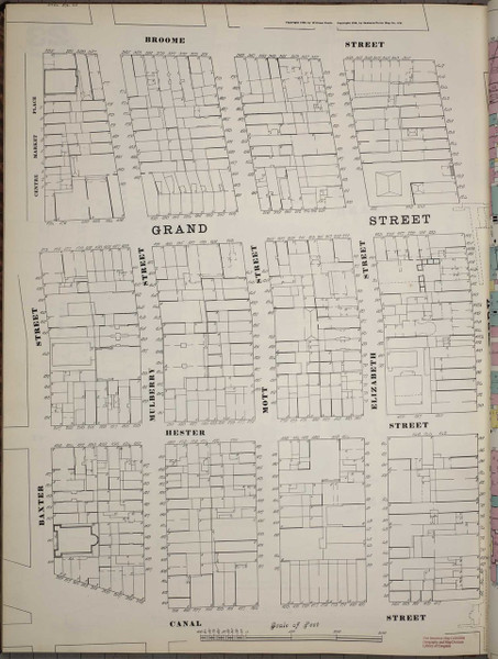 Manhattan, NY Fire Insurance 1894 Sheet 23 S V1 - Old Map Reprint - New York