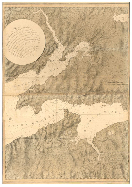 The Isthmus of Nova Scotia 1777 - Des Barres V1-6 Reprint - USA Regional