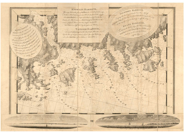 Keppell Harbor to Deane Harbor 1776 - Des Barres V1-24 Reprint - USA Regional