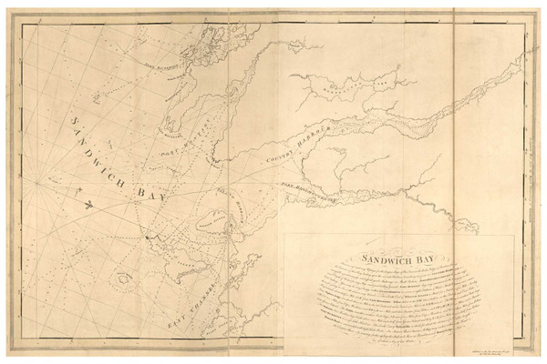 Sandwich Bay 1776 - Des Barres V1-27 Reprint - USA Regional