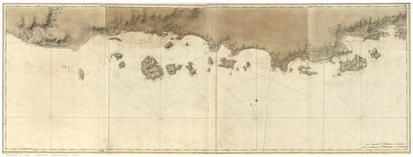 North Shore of The Gulf of St Lawrence 1777 - Des Barres V2-20 Reprint - USA Regional