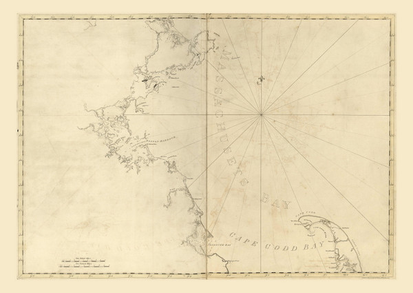 Massachusetts Bay 1776 - Des Barres V3-14 Reprint - USA Regional