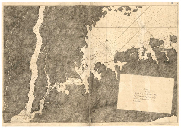 New York - Hudson River ca1779 - Des Barres V3-20 Reprint - USA Regional