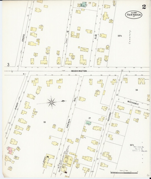 Fair Haven, VT Fire Insurance 1897 Sheet 2 - Old Town Map Reprint Fair Haven, VT Fire Insurance 1897 Sheet 2 - Old Town Map Reprint
