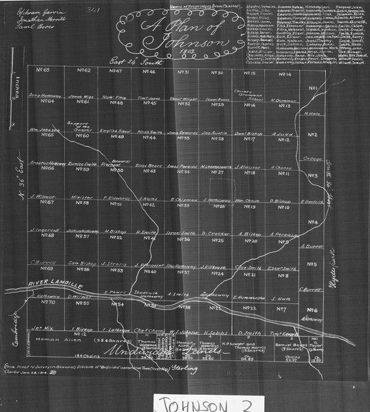 Johnson 2 Lotting Vermont Town Dewart