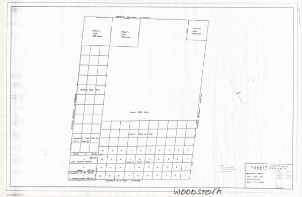 Woodstock Lotting Vermont Town Forests Parks