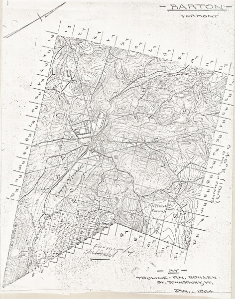 Barton 18 Lotting Vermont Town VT State Archives