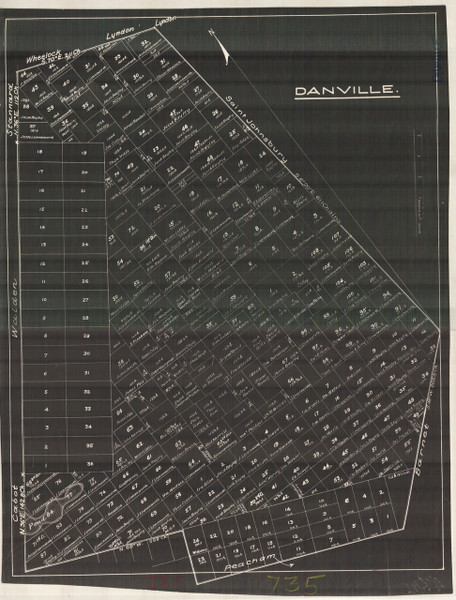Danville 59 Lotting Vermont Town VT State Archives