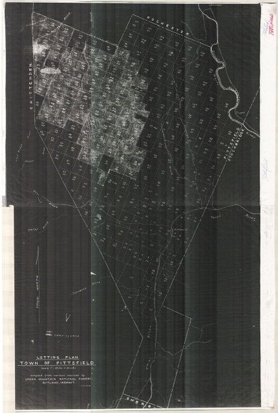 Pittsfield 153 Lotting Vermont Town VT State Archives