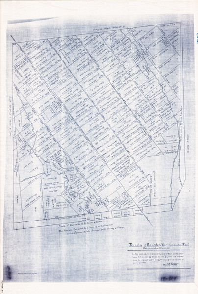 Randolph 162 Lotting Vermont Town VT State Archives