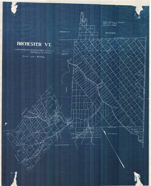 Rochester Lotting Vermont Town VT State Archives